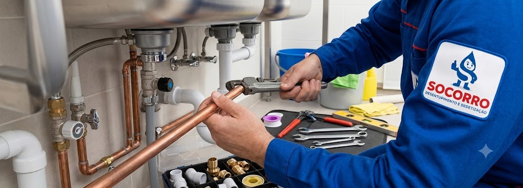 Profissional realizando Serviços de Hidráulica em Camboriú